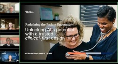 Redefining the Patient Encounter: Unlocking AI's potential with a trusted clinical-first design