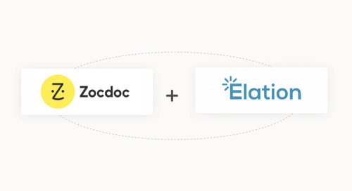 Zocdoc and Elation Health Partner to  Support Seamless Online Scheduling and Reduce Primary Care Providers’ Administrative Burden