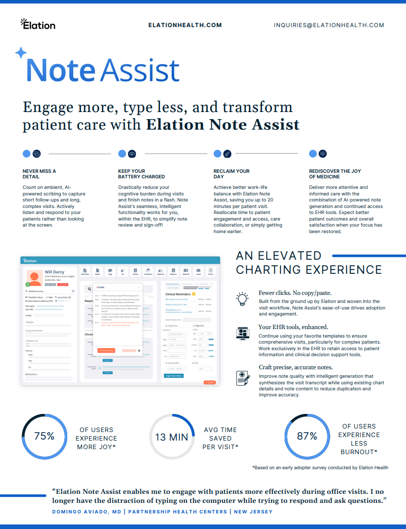 Download Note Assist solution sheet Download Note Assist solution sheet